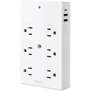 imageTPLink Tapo Smart Plug Outlet Extender Surge Protector 18W Fast Charging 3 Individual Smart Outlets 1x USBC ampamp 2X USBA Smart Night Light Works wApple HomeKit Alexa ampamp Google Home Tapo P306Apple Homekit Compatible