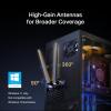 imageTPLink WiFi 7 BE9300 PCIe WiFi Card Archer TBE552E TriBand Network Card for Desktop PC Bluetooth 54  HighGain Antenna  MLO WPA3 Supports AMDIntel Motherboard Not Compatible wWindows 10