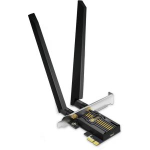 imageTPLink WiFi 7 BE6500 PCIe WiFi Card Archer TBE400E  TriBand Network Card for Desktop PC  Bluetooth 54 HighGain Antennas MLO WPA3 Supports AMDIntel Motherboard  Not Compatible wWindows 10