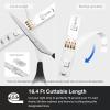 imageKasa Smart LED Light Strip 50 Color Zones RGBIC 164ft WiFi LED Strip Works w Alexa Google Home ampamp SmartThings High Brightness 16M Colors PU Coating Trimmable 2 Yr Warranty KL420L5White