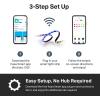 imageKasa Smart LED Light Strip 50 Color Zones RGBIC 164ft WiFi LED Strip Works w Alexa Google Home ampamp SmartThings High Brightness 16M Colors PU Coating Trimmable 2 Yr Warranty KL420L5White