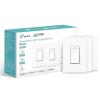 imageKasa Apple HomeKit Smart Dimmer Switch KS220P3 Single Pole Neutral Wire Required24GHz WiFi Light Works with Siri Alexa and Google HomeUL Certified No Hub RequiredWhite 3 Count Pack of 1White