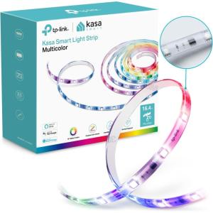 imageKasa Smart LED Light Strip 50 Color Zones RGBIC 164ft WiFi LED Strip Works w Alexa Google Home ampamp SmartThings High Brightness 16M Colors PU Coating Trimmable 2 Yr Warranty KL420L5White