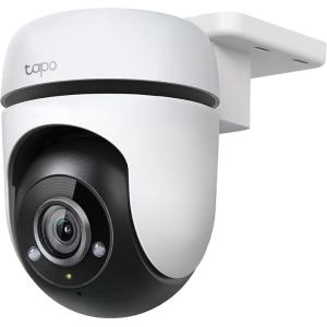 imageTapo 1080P Outdoor Wired PanTilt Security WiFi Camera 360 View Motion Tracking Works with Alexa ampamp Google Home Night Vision Free AI Detection Cloud ampamp SD Card Storageup to 512GB Tapo C5001080P