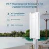 imageTPLink EAP650Outdoor  Omada True WiFi6 AX3000 Gigabit Outdoor Access Point  Mesh Seamless Roaming MUMIMO  PoE Powered  IP67  Multiple SDN Controller  Remote ampamp App ControlAX3000 Outdoor