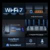 imageTPLink TriBand BE9700 WiFi 7 Router Archer BE600  10G WANLAN 25G WANLAN 3 25G LAN Ports New 320Mhz Channel  Covers up to 2600 Sq ft and 120 DevicesVPN HomeShield for Network SecurityWiFi 7  TrBand BE9700