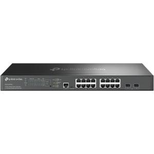 imageOmada SG3428XPPM2  24 Port 25 GB PoE Switch 4 x 10 GE SFP Port  16 PoE and 8 PoE Ports500W  L2 Smart Managed  Omada SDN Integrated  IPv6  VLAN ACL QoS IGMP Snooping16x 25Gb PoE  2x 10Gb SFP Slots  240W