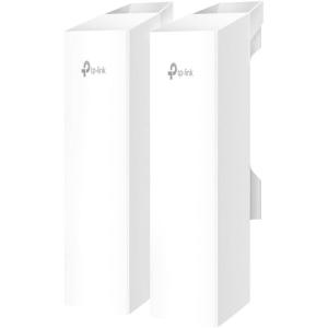 imageTPLink Omada Point to Point Wireless Bridge Outdoor  5GHz  867Mbps  PtPampampPtMP  5km 3miles  3 Gigabit Ports  PoE or DC Powered  IP65 Weatherproof  Preconfigured PlugampampPlayEAP215Bridge KIT300Mbps