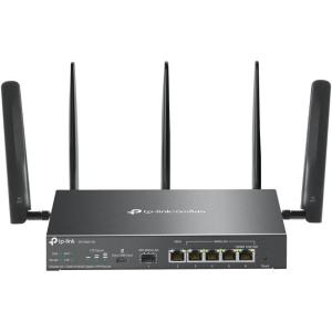 imageTPLink ER706W4G Omada 4G Cat6 AX3000 Gigabit VPN Gateway Router  WiFi 6 AX3000 Dual Band with LTE  Supports Omada Mesh  Easy SetupWiFi 6 4G LTE Router