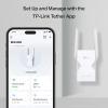imageTPLink BE3200 WiFi 7 Range Extender RE223BE wGigabit Ethernet Port  32 Gbps DualBand Wireless Repeater  Internet Signal Booster for Home  Up to 2400 sqft 64 Devices  MLO EasyMeshWiFi 7 BE3200