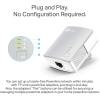 imageTPLink AV600 Powerline Ethernet Adapter Kit  Gigabit Port Plug Pair ampampPlay Power Saving Nano Sized Powerline Network Adapter TLPA4010 KIT