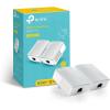 imageTPLink AV600 Powerline Ethernet Adapter Kit  Gigabit Port Plug Pair ampampPlay Power Saving Nano Sized Powerline Network Adapter TLPA4010 KIT