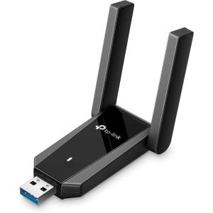 imageTPLink USB 30 WiFi Adapter for Desktop PC Archer TX30U PlusAX1800 WiFi 6 DualBand Plug and Play Wireless Network Adapter with 24GHz 5GHz 2High Gain Antenna WPA3 Supports Windows 1110