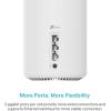 imageTPLink BE11000 TriBand WiFi 7 Outdoor Mesh Extender Deco BE65Outdoor  Up to 3000 sqft 225G PoE Ports IP65 Waterproof  Multiple Mount Options  6 GHz MLO Homeshield 320 MHz AIRoamingWiFi 6E  AXE5400