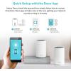 imageTPLink BE11000 TriBand WiFi 7 Outdoor Mesh Extender Deco BE65Outdoor  Up to 3000 sqft 225G PoE Ports IP65 Waterproof  Multiple Mount Options  6 GHz MLO Homeshield 320 MHz AIRoamingWiFi 6E  AXE5400