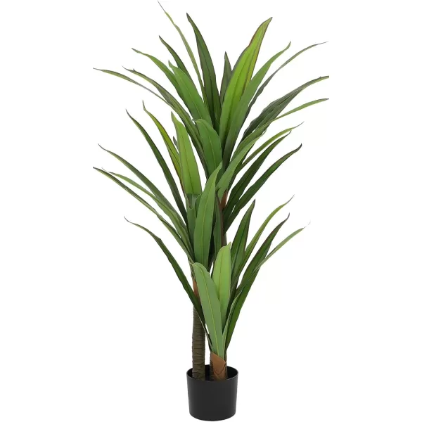 VIAGDO Dracaena Artificial Plant 4ft Tall Faux Dracaena Plant with Pot Faux Plants Indoor Artificial House Floor Plants Outdoor Fake Dracaena Trees for Living Room Office Decor Housewarming Gift4 FT