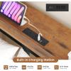 image:imageVIAGDO Bunk Bed Twin Over Twin with 5 Storage Drawers Twin Bunk Beds with Charging Station and Lights LShaped Metal Bunk Bed with Shelves Bedside Pocket Guardrail amp Ladder for Kids Teens BlackBlack