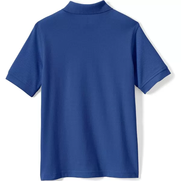 Lands End School Uniform Kids Short Sleeve Mesh Polo ShirtCobalt