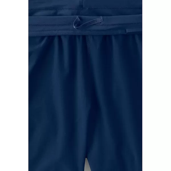 Lands End Womens 3quot Quick Dry Elastic Waist Board Shorts Swim Coverup Shorts with PantyDeep Sea Navy