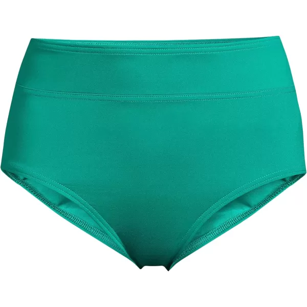 Lands End Womens Tummy Control High Waisted Bikini BottomsIsland Emerald