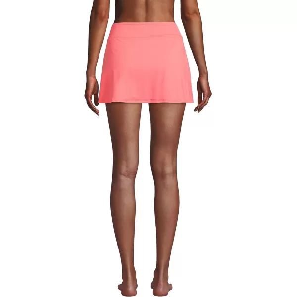 Lands End Womens Tummy Control Skirt Swim BottomsWood Lily