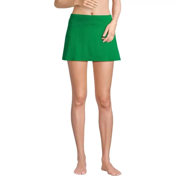 Lands End Womens Tummy Control Skirt Swim BottomsFresh Grass