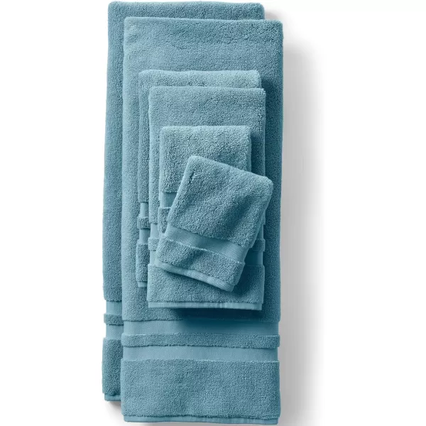 Lands End Essential Towel Antelope Bath Bath SheetBlue Pewter