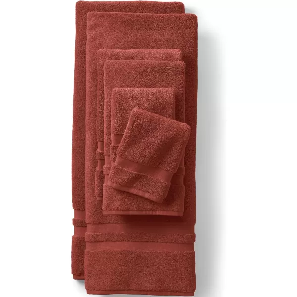 Lands End Essential Towel Antelope Bath Bath SheetBright Rust