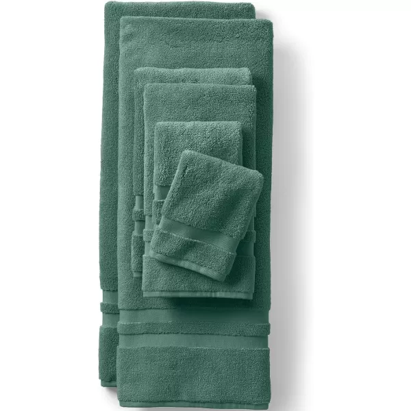 Lands End Essential Towel Antelope Bath Bath SheetWashed Evergreen