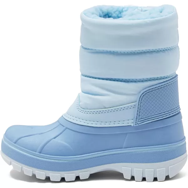 Lands End Flurry Max Waterproof Kids Snow Boots Girls Boys Toddlers  Insulated Warm Fleece Lined Girls Boys ampamp Toddler Winter Boots Size 10 to 7 Snow Boots for Kids Girls and Boys Winter BootsLight Blue