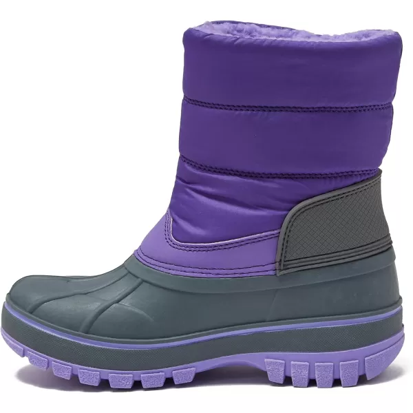 Lands End Flurry Max Waterproof Kids Snow Boots Girls Boys Toddlers  Insulated Warm Fleece Lined Girls Boys ampamp Toddler Winter Boots Size 10 to 7 Snow Boots for Kids Girls and Boys Winter BootsViolet Tulip Purple