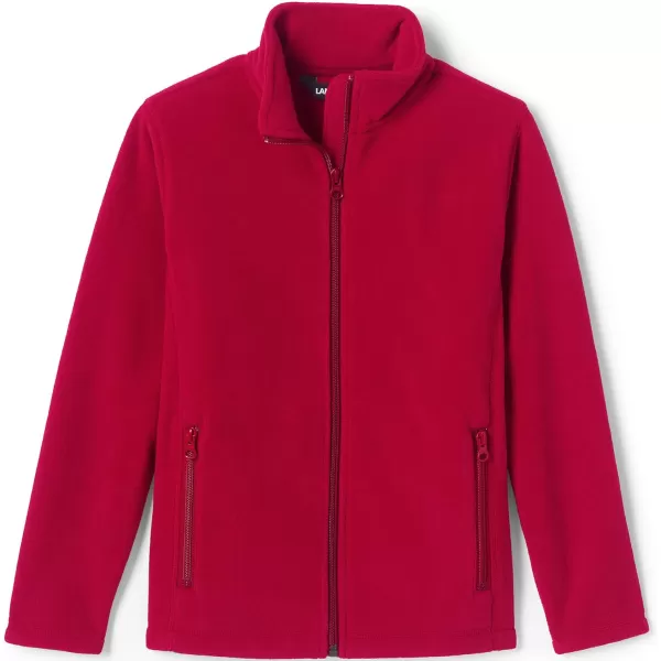 Lands End Kids Midweight Fleece JacketRed