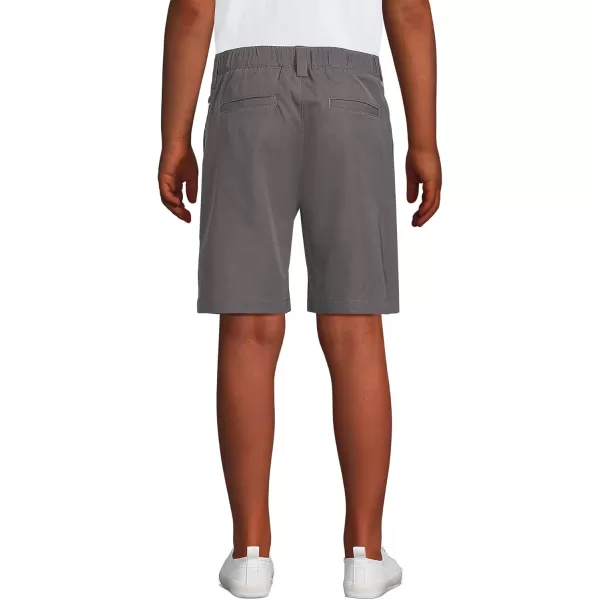 Lands End School Uniform Boys Active Chino ShortsArctic Gray