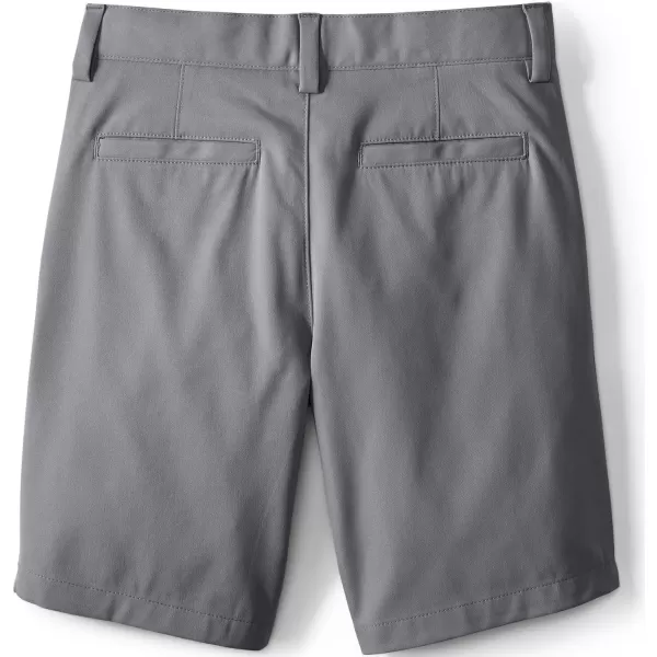 Lands End School Uniform Boys Active Chino ShortsArctic Gray