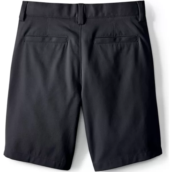 Lands End School Uniform Boys Active Chino ShortsBlack