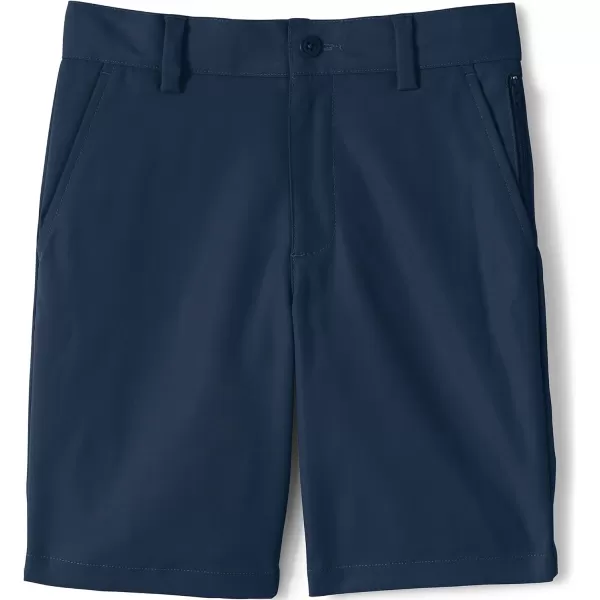 Lands End School Uniform Boys Active Chino ShortsClassic Navy