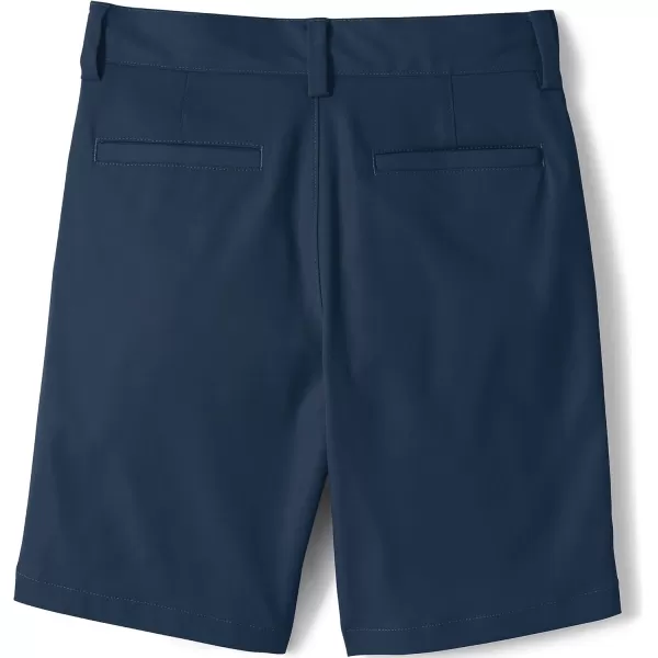 Lands End School Uniform Boys Active Chino ShortsClassic Navy