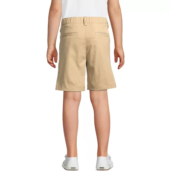 Lands End School Uniform Boys Active Chino ShortsKhaki