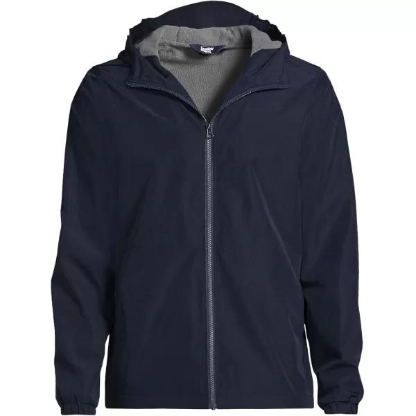 Lands End School Uniform Mens Rain JacketClassic Navy