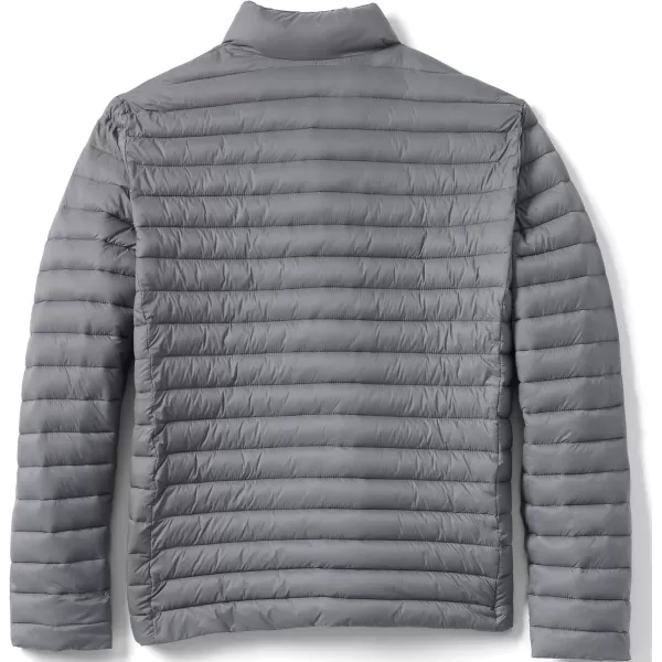 Lands End School Uniform Mens ThermoPlume JacketArctic Gray