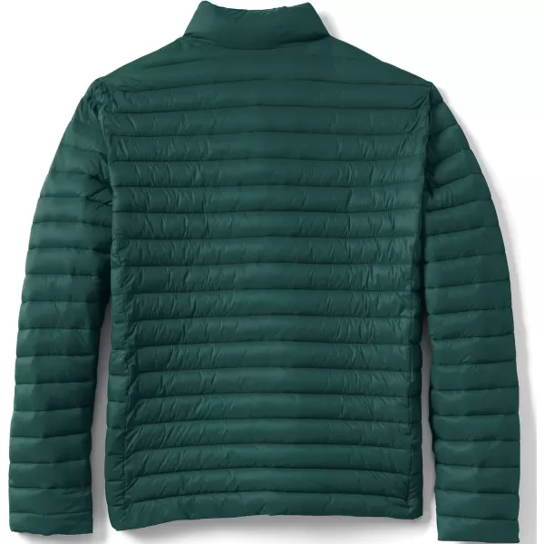 Lands End School Uniform Mens ThermoPlume JacketEvergreen