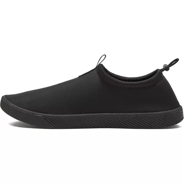 Lands End Slip On Water Shoes Men Quick Dry Neoprene Sport Mens Water Shoes for Beach Pool or River with Drainage Holes Navy Blue or Black Size 715 Aqua Swim Shoes for MenBlack