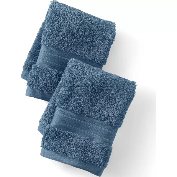 Lands End Supima Towel Agate 6 pc SetBering Sea Blue