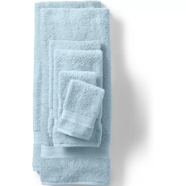 Lands End Supima Towel Agate 6 pc SetDusty Blue