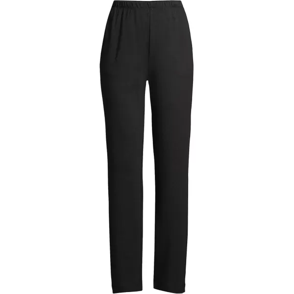 Lands End Womens Sport Knit High Rise PantsBlack