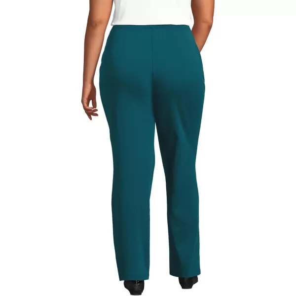 Lands End Womens Sport Knit High Rise PantsEvening Teal