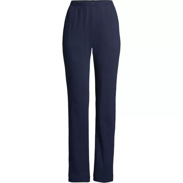 Lands End Womens Sport Knit High Rise PantsRadiant Navy