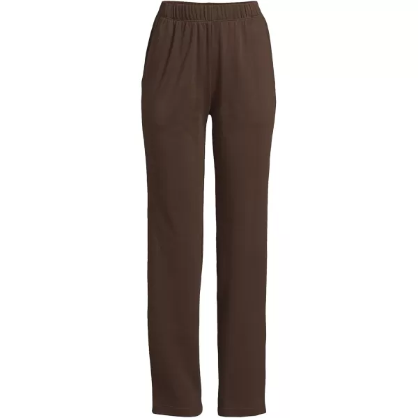 Lands End Womens Sport Knit High Rise PantsRich Coffee