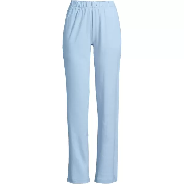 Lands End Womens Sport Knit High Rise PantsSoft Blue Haze