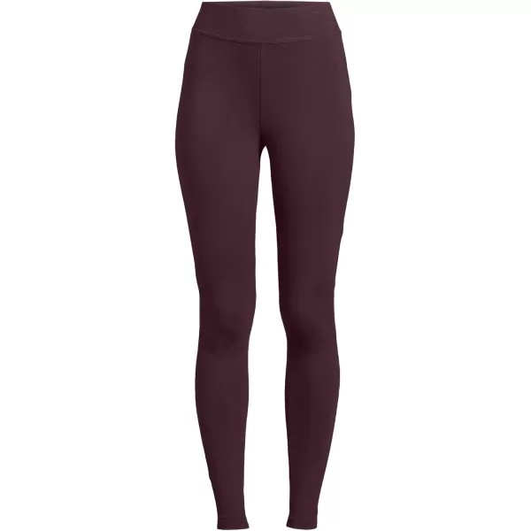 Lands End Womens Starfish Mid Rise Knit LeggingsMidnight Plum